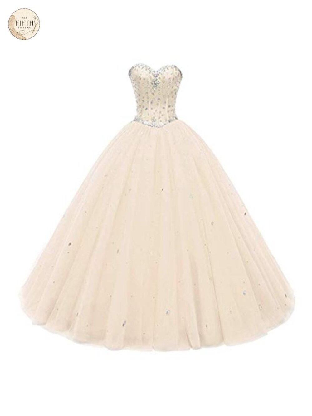 Tulle Satin Ball Gown Sweetheart Lace Up Back Prom Wedding Dress